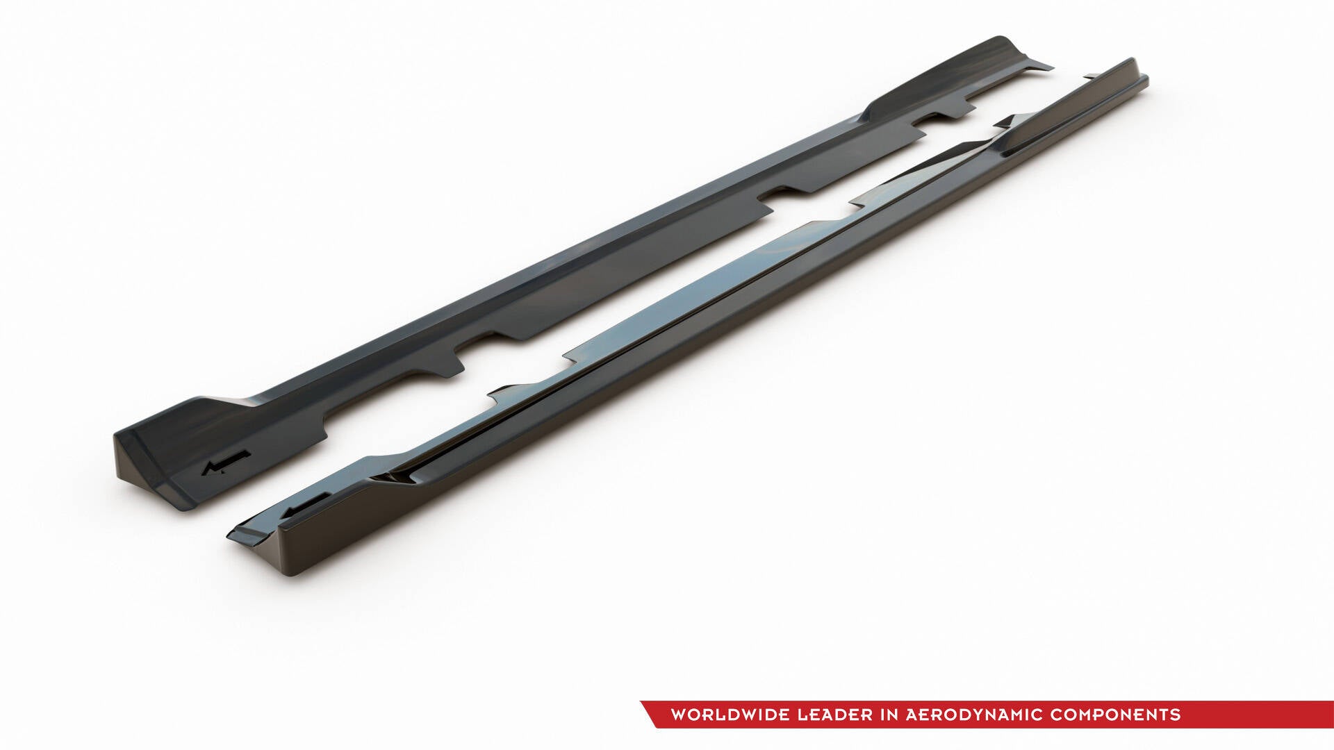 Maxton Design Street+ Seitenschweller Leisten passend für V.3 passend für Ford Fiesta Mk8 ST / ST-Line schwarz Hochglanz
