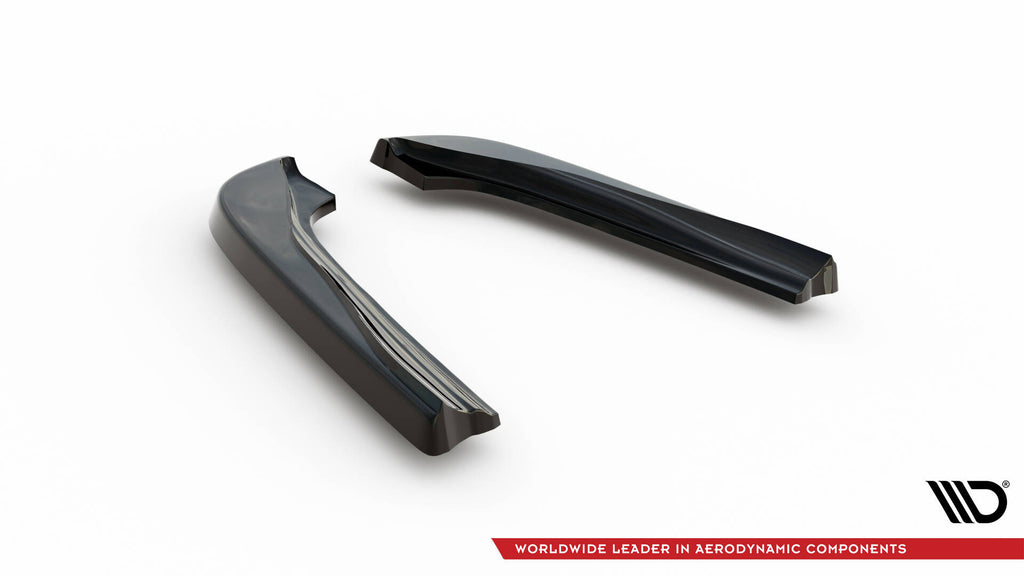 Maxton Design Heck Ansatz Flaps Diffusor passend für Jeep Grand Cherokee SRT WK2 Facelift schwarz Hochglanz