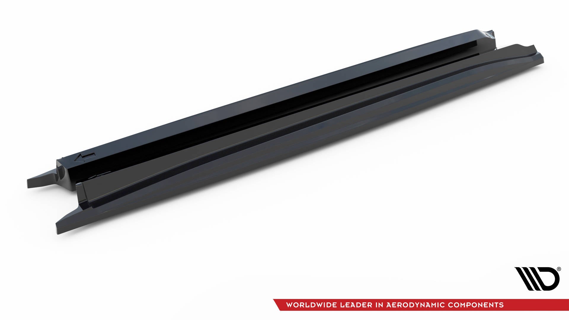 Maxton Design Street+ Seitenschweller Leisten passend für Toyota Highlander Mk4 schwarz Hochglanz