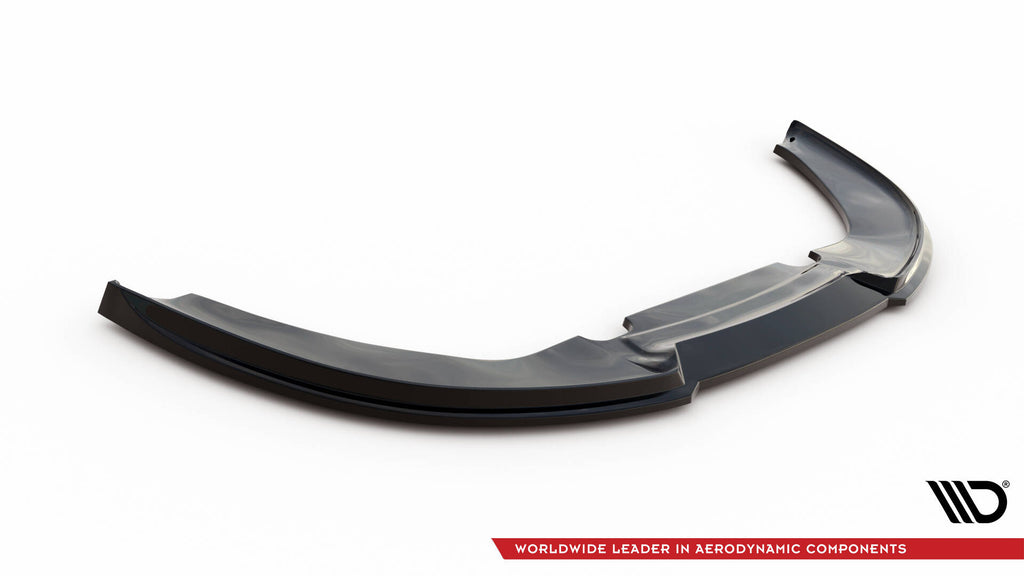 Maxton Design Street+ Spoilerlippe Front Ansatz V.1 passend für Audi RS4 B7 schwarz Hochglanz