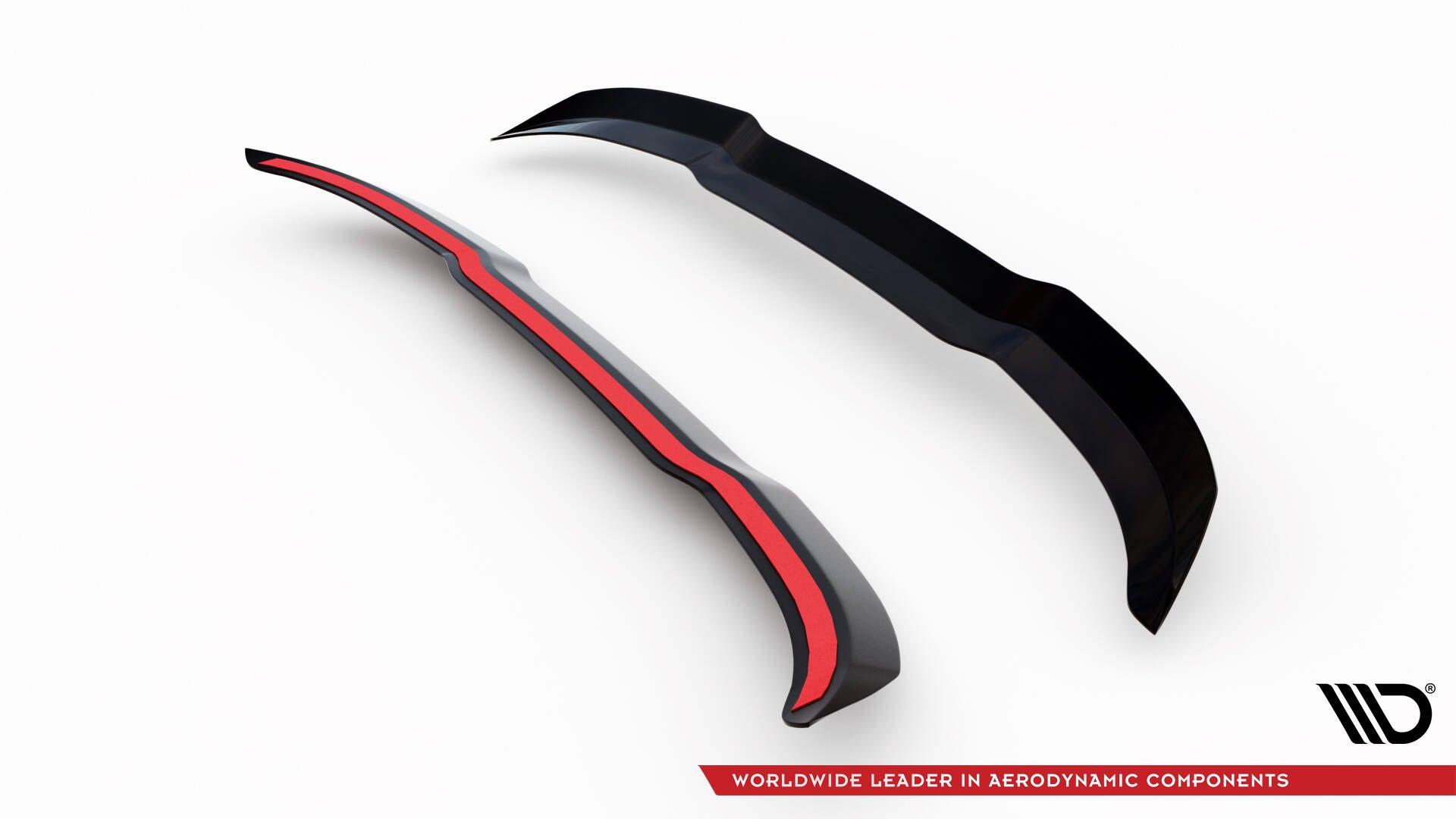 Maxton Design Spoiler CAP V.1 passend für Ford Fiesta Mk8 ST / ST-Line schwarz Hochglanz