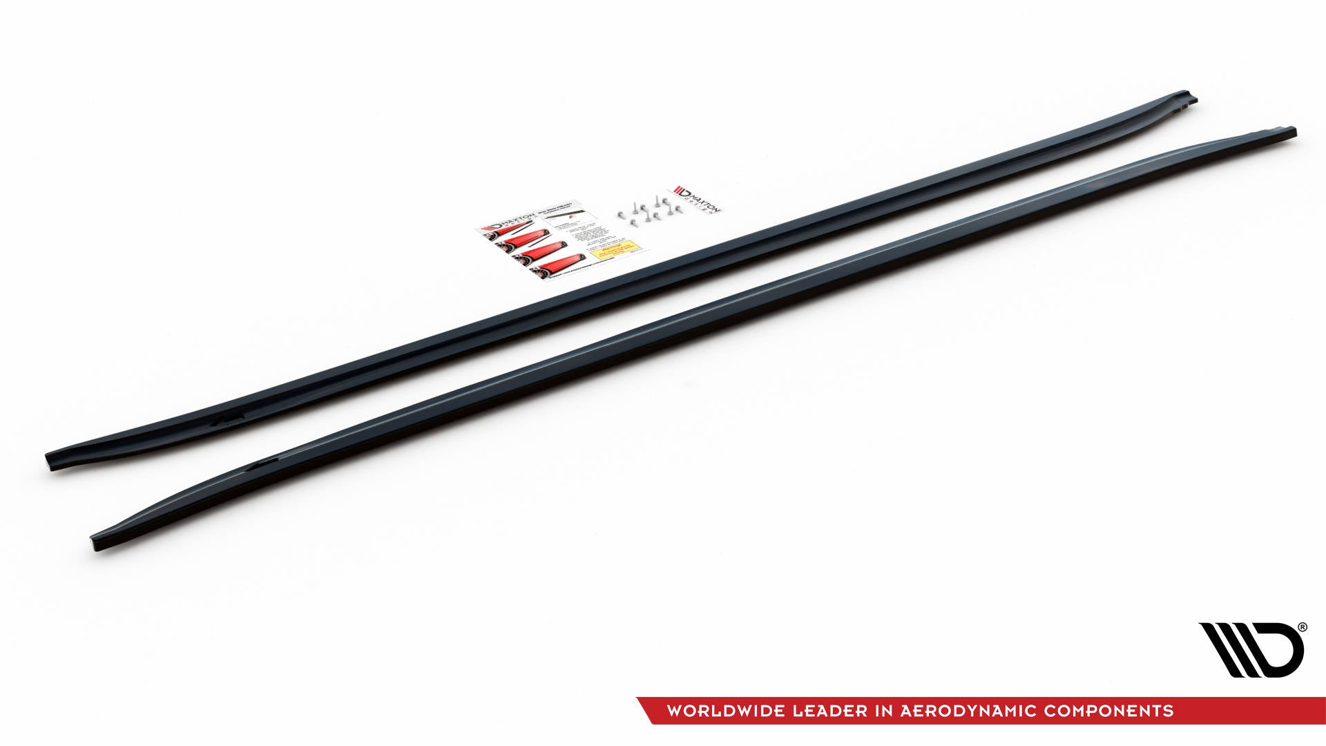Maxton Design Street+ Seitenschweller Leisten passend für BMW 7 M-Paket F01 schwarz Hochglanz