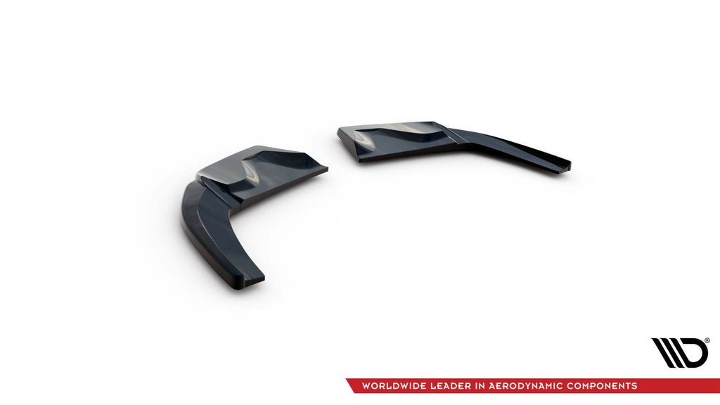 Maxton Design Heck Ansatz Flaps Diffusor V.1 passend für Audi RS3 Sportback 8Y schwarz Hochglanz