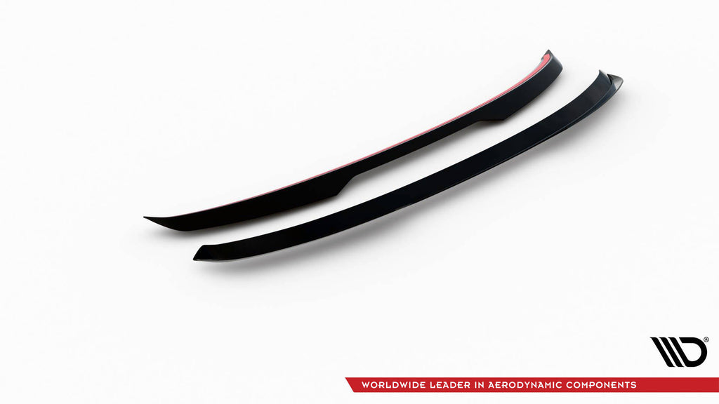 Maxton Design Spoiler CAP passend für Hyundai Tucson Mk4 Facelift schwarz Hochglanz