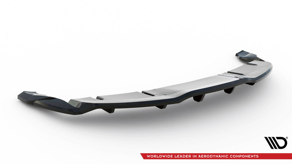 Maxton Design Street+ Mittlerer Diffusor RACE V.2 passend für Tesla Model 3 Project HighlandFacelift schwarz Hochglanz
