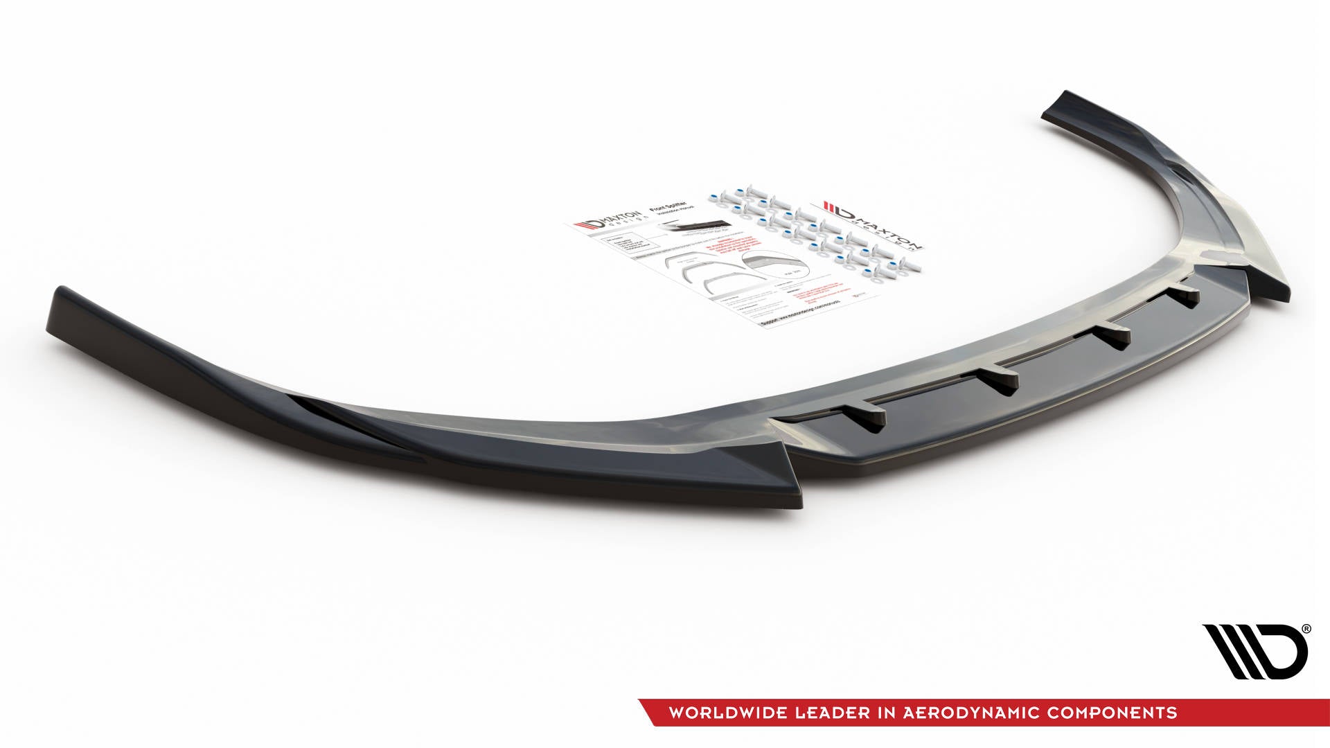 Maxton Design Front Ansatz V.2 für Hyundai I30 N Hatchback/Fastback Mk3 Facelift schwarz matt