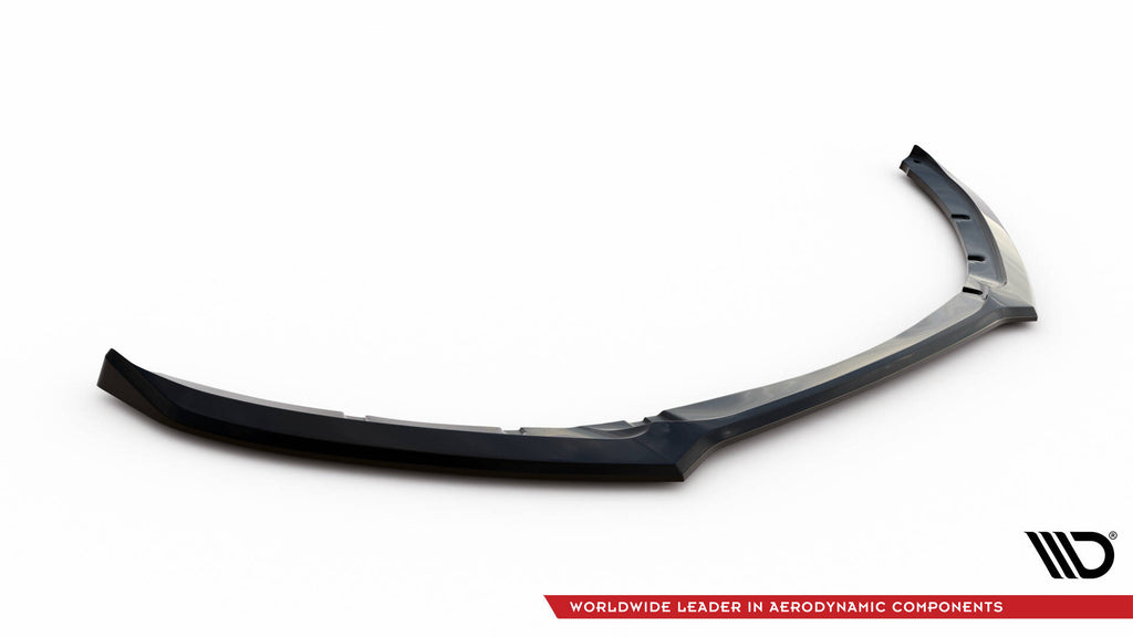 Maxton Design Street+ Spoilerlippe Front Ansatz V.1 passend für Jaguar XE X760 Facelift schwarz Hochglanz
