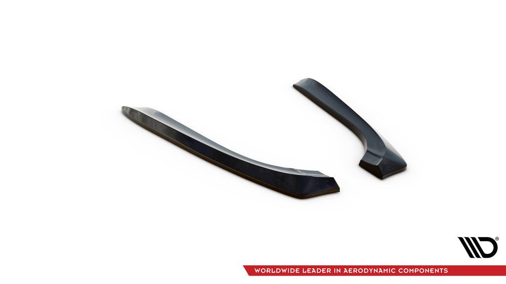 Maxton Design Heck Ansatz Flaps Diffusor passend für AUDI A4 B7 schwarz Hochglanz