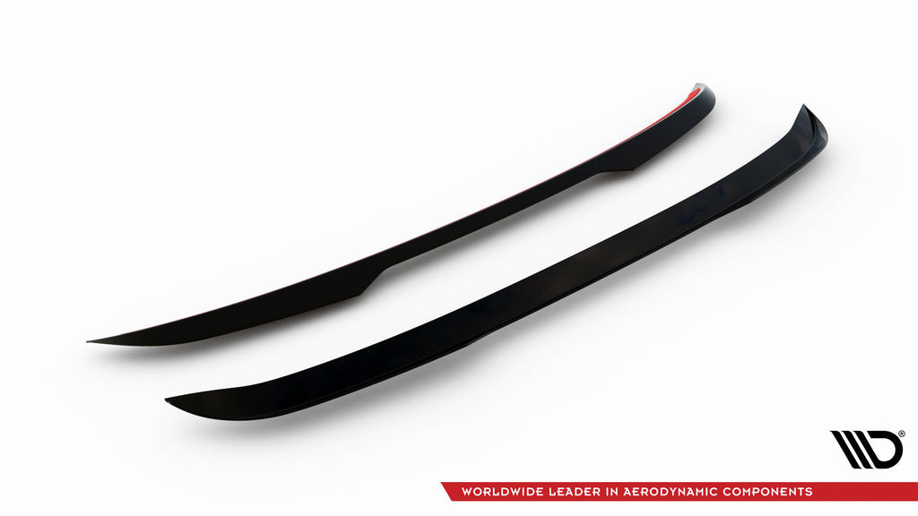 Maxton Design Spoiler CAP passend für Porsche Cayenne Coupe Mk3 schwarz Hochglanz