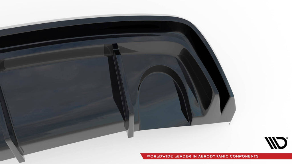 Maxton Design Diffusor Heck Ansatz passend für Alfa Romeo Giulietta (Einzelauspuff li.)
