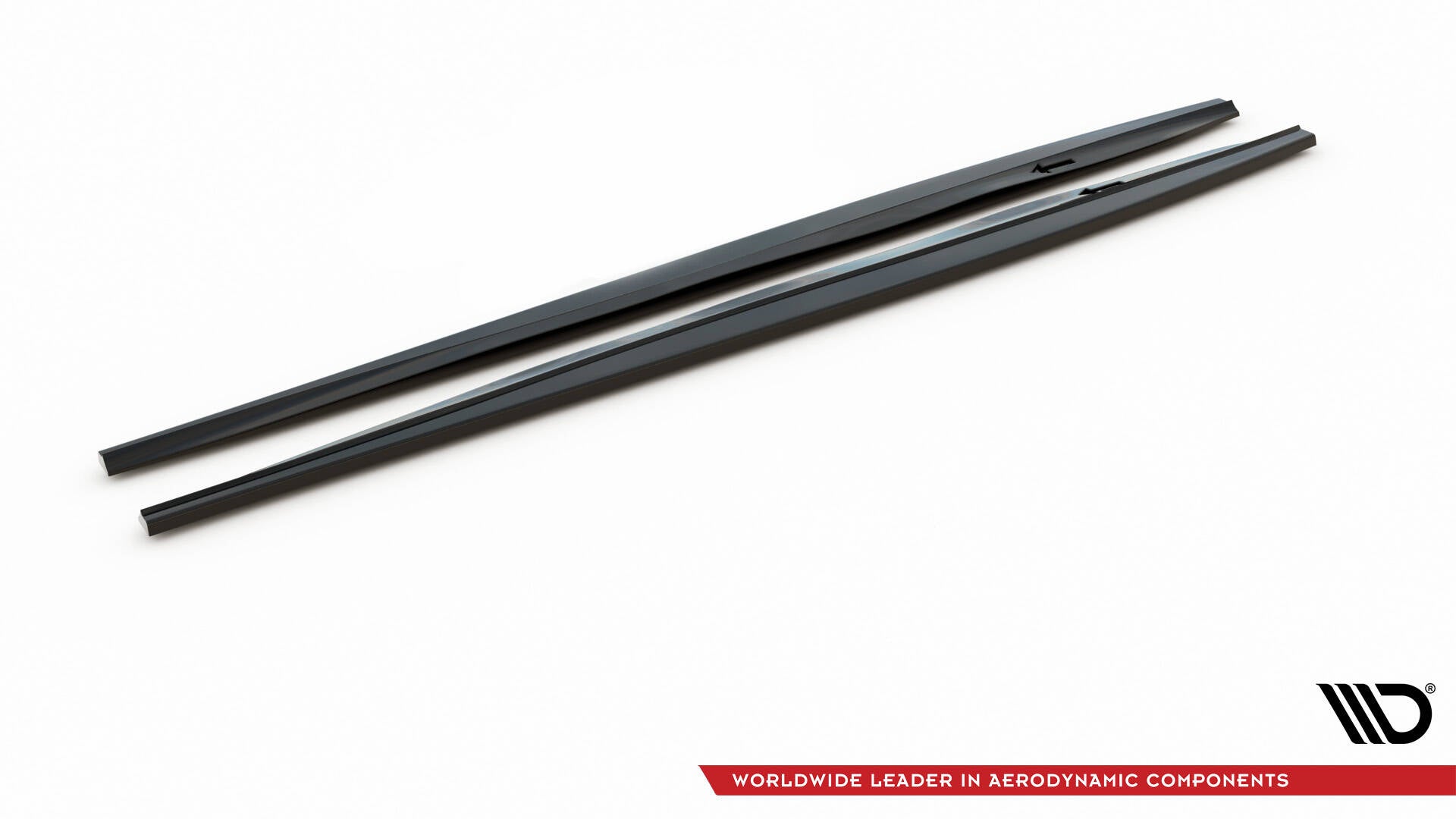 Maxton Design Street+ Seitenschweller Leisten passend für VW Scirocco R Mk3 / Mk3 Facelift schwarz Hochglanz