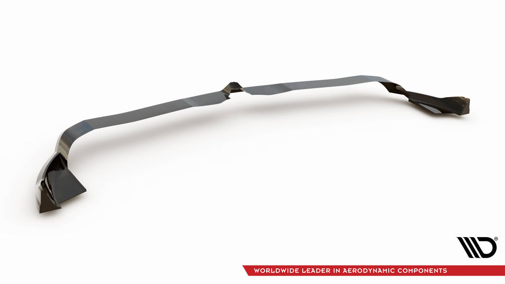 Maxton Design Street+ Spoilerlippe Front Ansatz passend für Alfa Romeo Giulia Quadrifoglio schwarz Hochglanz