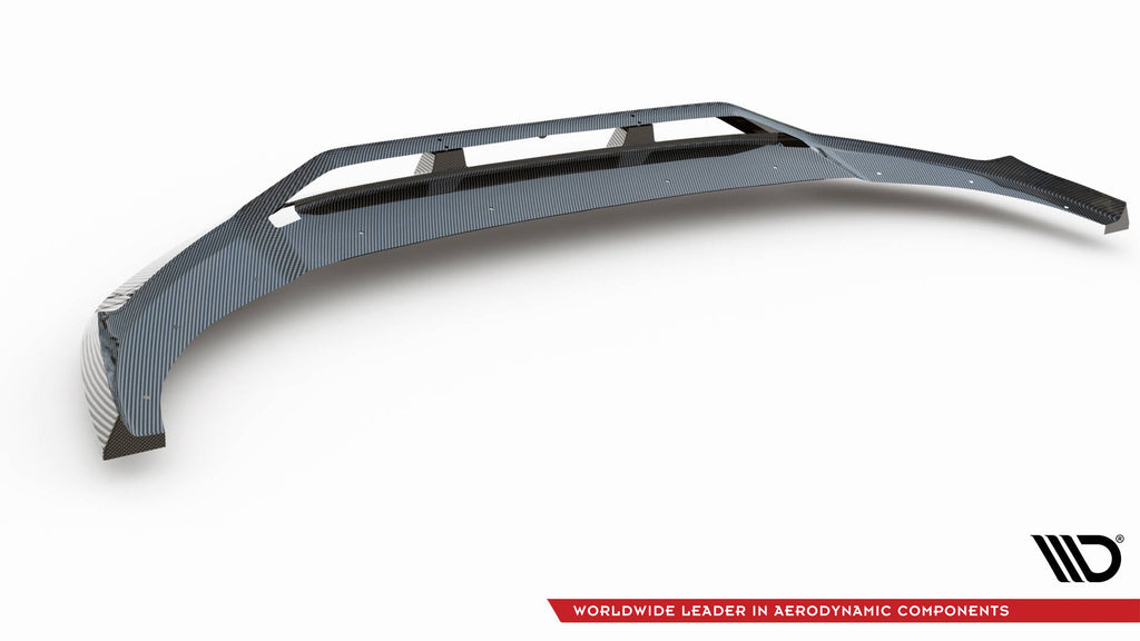 Maxton Design Prepreg Carbon Fiber Street+ Spoilerlippe Front Ansatz passend für Audi RSQ8 Mk1