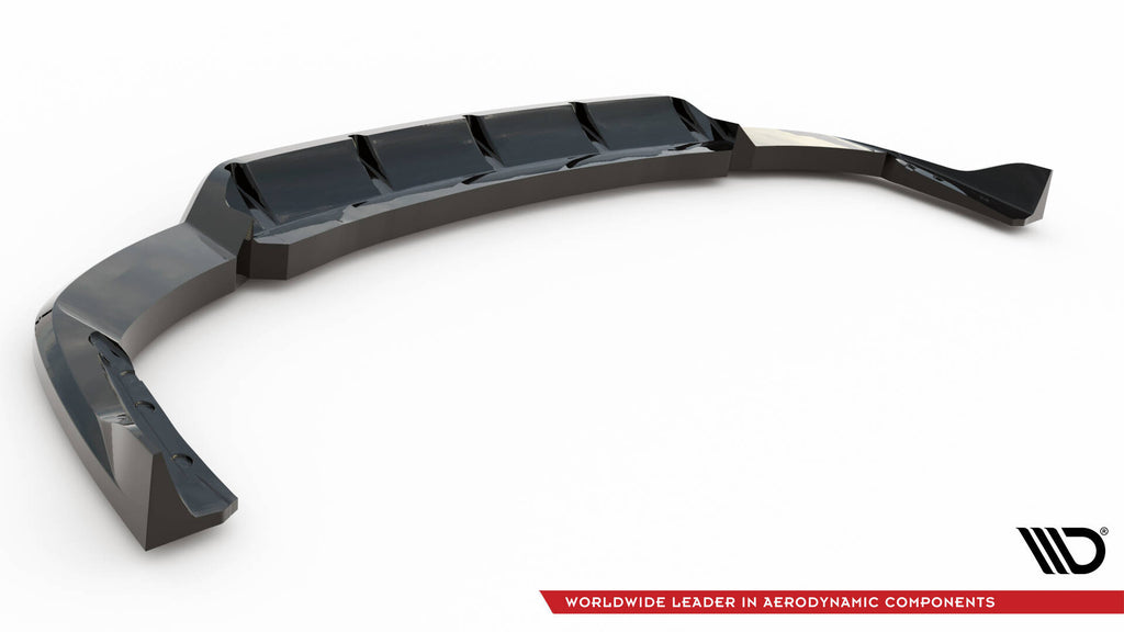 Maxton Design Street+ Mittlerer Diffusor RACE passend für Maserati Grecale GT / Modena Mk1 schwarz Hochglanz