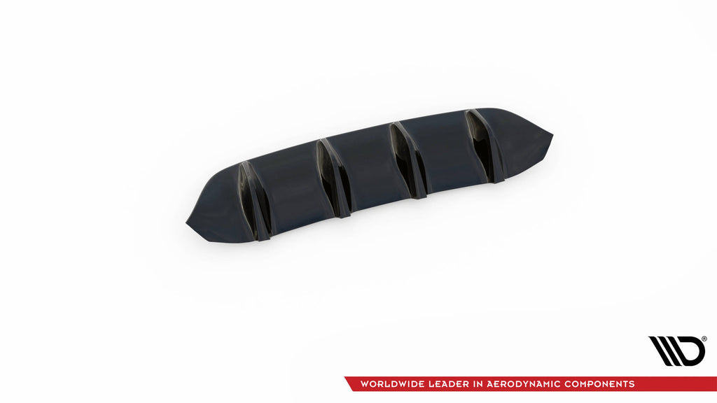 Maxton Design Diffusor Heck Ansatz passend für Mercedes-AMG GLB 35 / AMG-Line X247 schwarz Hochglanz