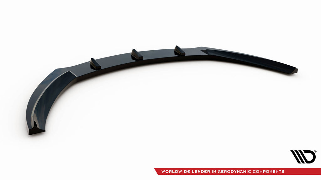 Maxton Design Street+ Spoilerlippe Front Ansatz passend für OPEL ASTRA J OPC / VXR v.1 schwarz Hochglanz
