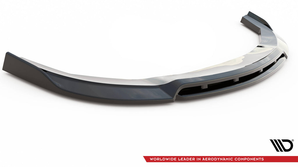 Maxton Design Street+ Spoilerlippe Front Ansatz V.1 passend für Dodge Charger SRT Mk7 Facelift schwarz Hochglanz