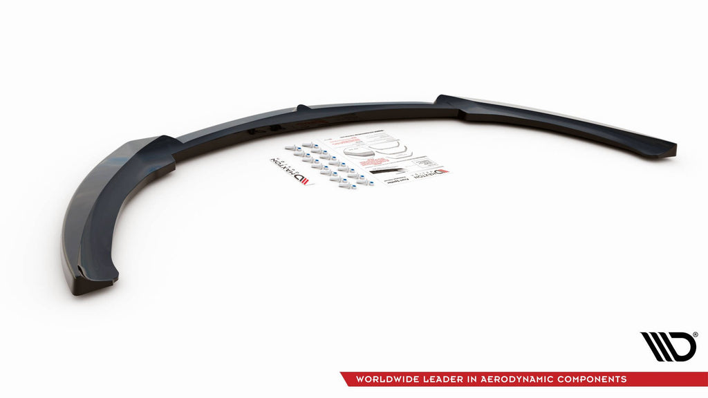 Maxton Design Street+ Spoilerlippe Front Ansatz V.3 passend für Alfa Romeo Giulietta schwarz Hochglanz