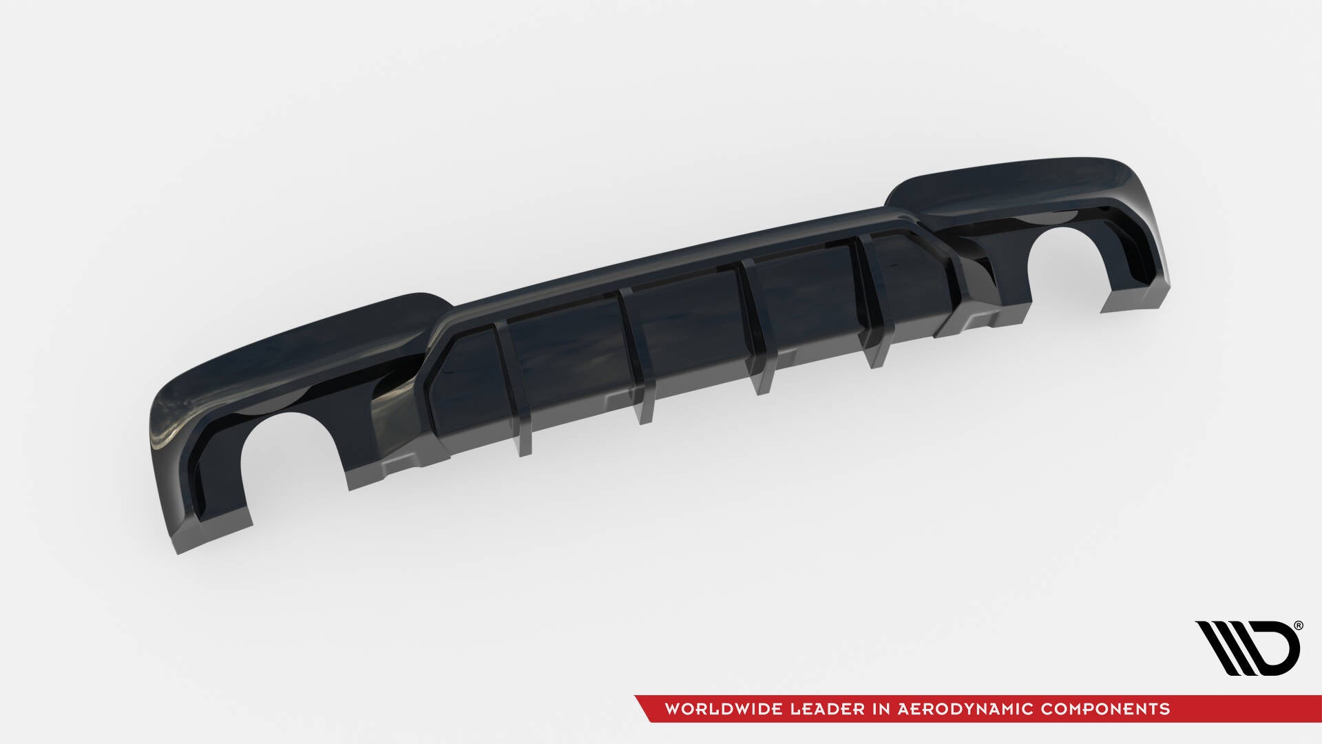 Maxton Design Diffusor Heck Ansatz V.2 passend für BMW 5er M-Paket F10 / F11 (Einzelauspuff li. re.)
