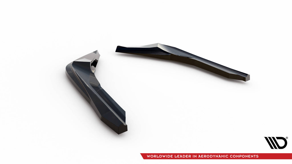 Maxton Design Heck Ansatz Flaps Diffusor V.5 passend für BMW M2 G87 (Für heckansatz v.2) BMW M2 G87 schwarz Hochglanz