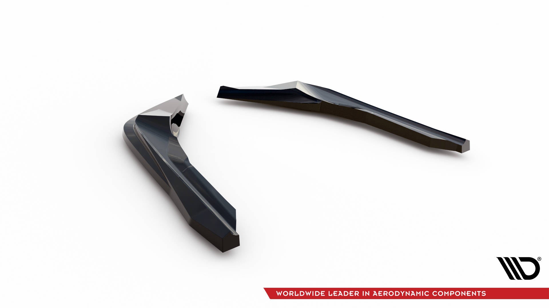 Maxton Design Heck Ansatz Flaps Diffusor V.5 passend für BMW M2 G87 (Für heckansatz v.2) BMW M2 G87 schwarz Hochglanz