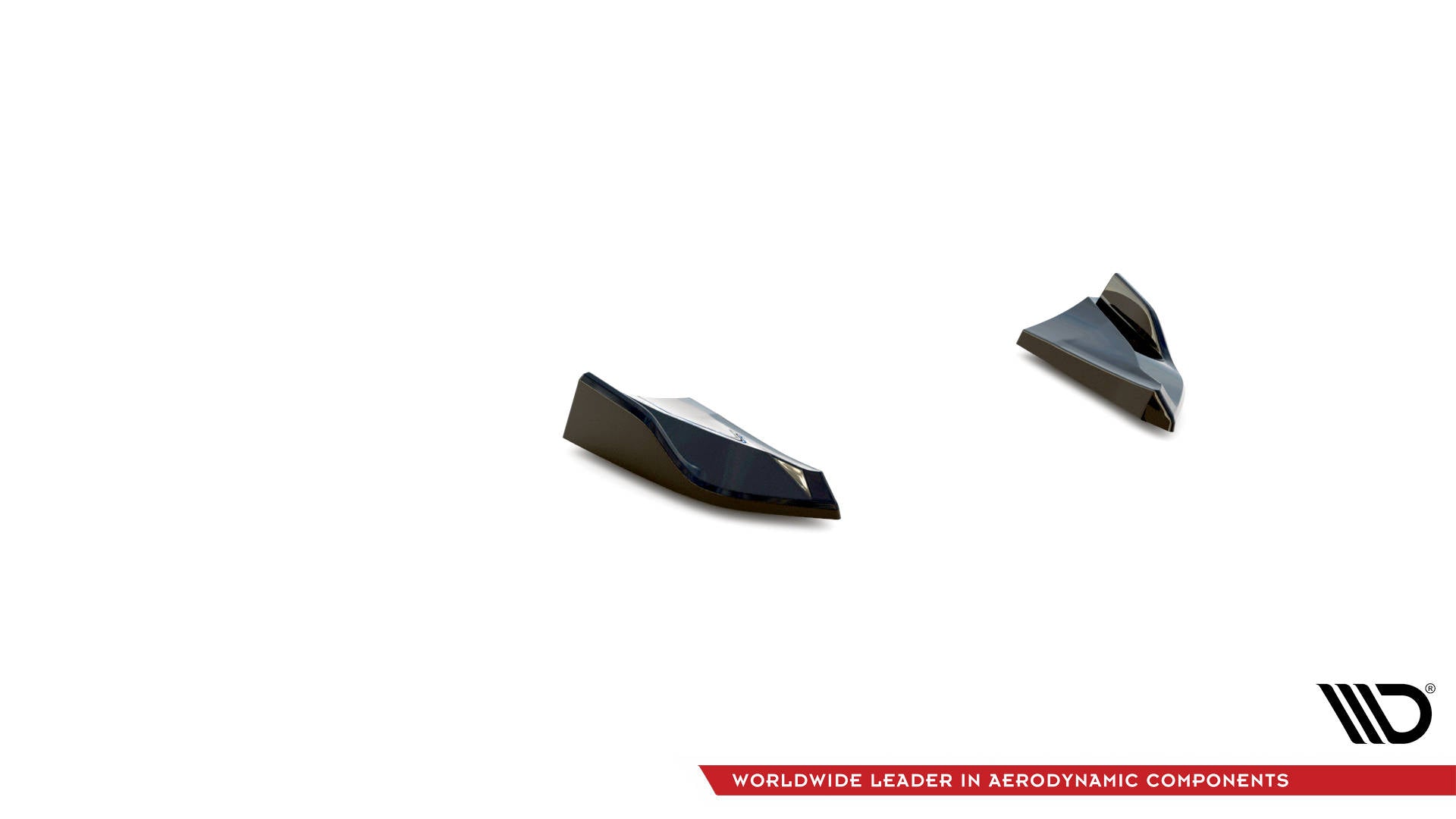 Maxton Design Heck Ansatz Flaps Diffusor passend für Porsche Macan GTS / Sport Design Mk1 Facelift schwarz Hochglanz