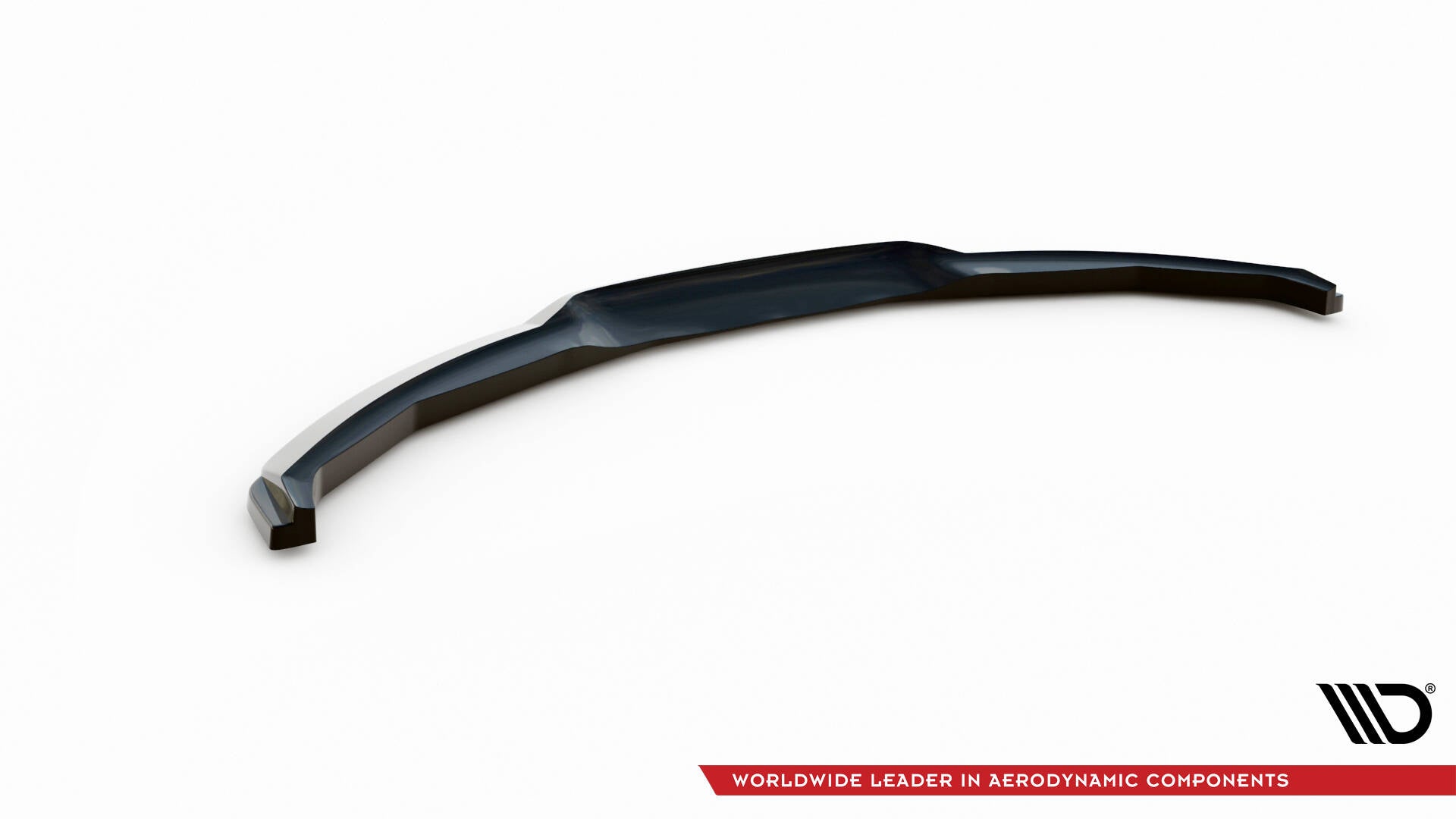Maxton Design Street+ Spoilerlippe Front Ansatz V.1 passend für BMW 1er M-Paket E87 / E81 Facelift schwarz Hochglanz