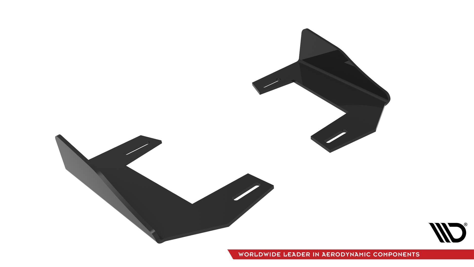 Maxton Design Hintere Seiten Flaps V.1 passend für BMW 1er M-Paket / M135i / 128ti F40 schwarz Hochglanz