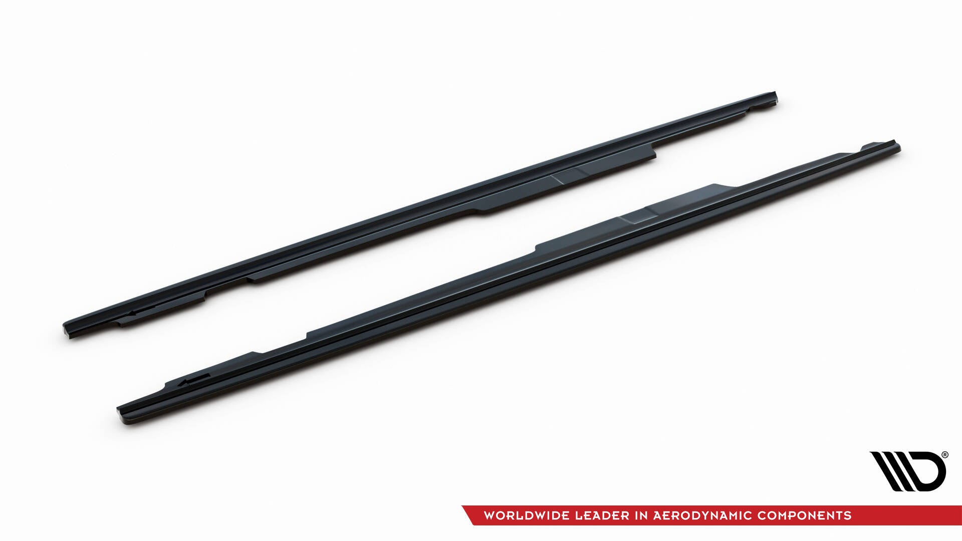Maxton Design Street+ Seitenschweller Leisten passend für BMW 3er M-Paket Limousine / Touring E90 / E91 schwarz Hochglanz