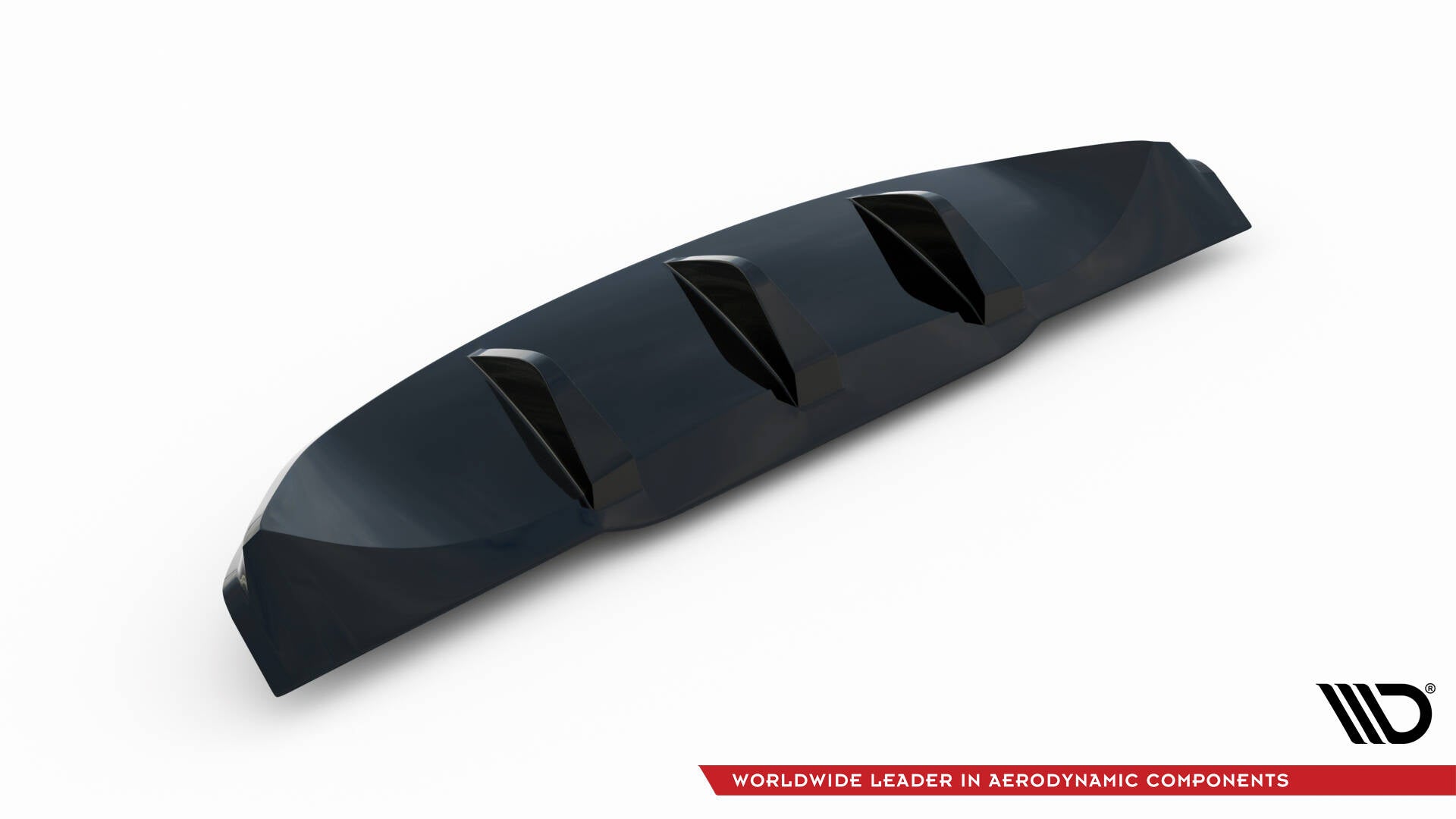 Maxton Design Diffusor Heck Ansatz passend für Maserati Granturismo Mk1 schwarz Hochglanz