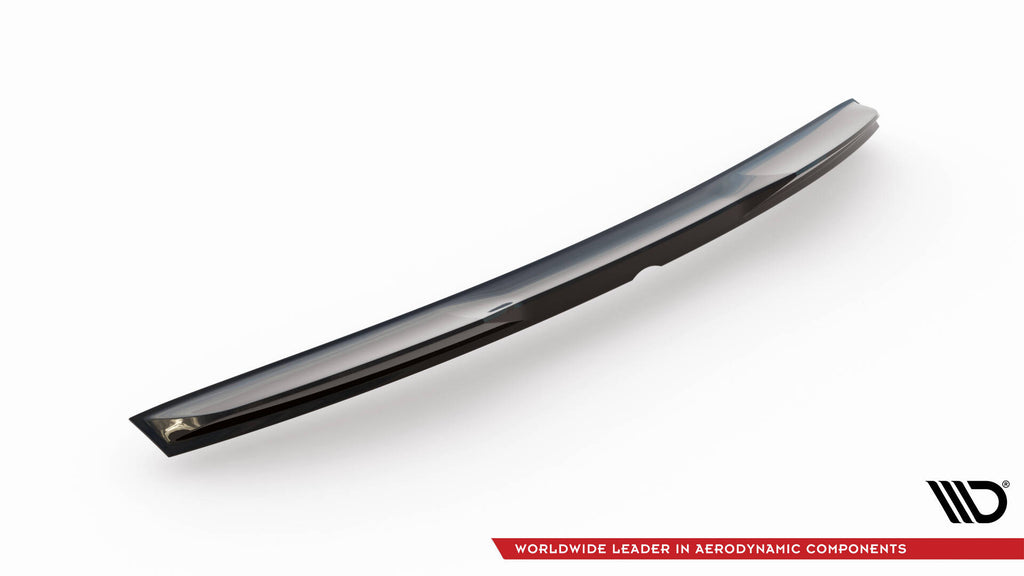 Maxton Design Spoiler CAP 3D passend für Mercedes-Benz E AMG-Line / E53 AMG Limousine W214 schwarz Hochglanz