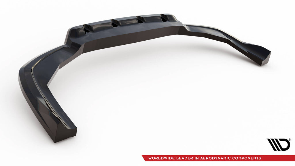 Maxton Design Street+ Mittlerer Diffusor RACE passend für Alfa Romeo Stelvio Quadrifoglio Mk1 schwarz Hochglanz