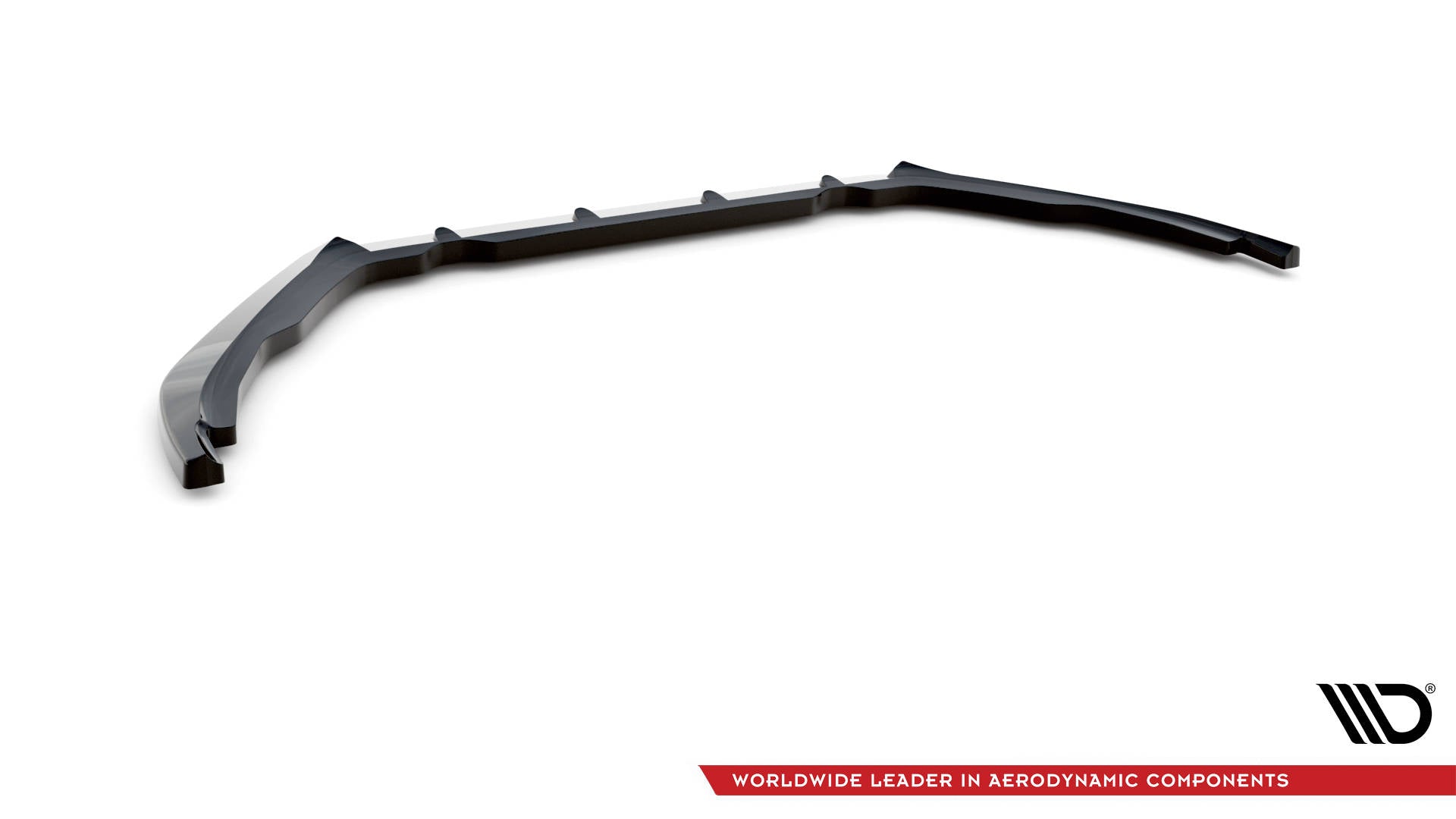 Maxton Design Street+ Spoilerlippe Front Ansatz V.2 passend für Peugeot 208 GTi Mk1 schwarz Hochglanz