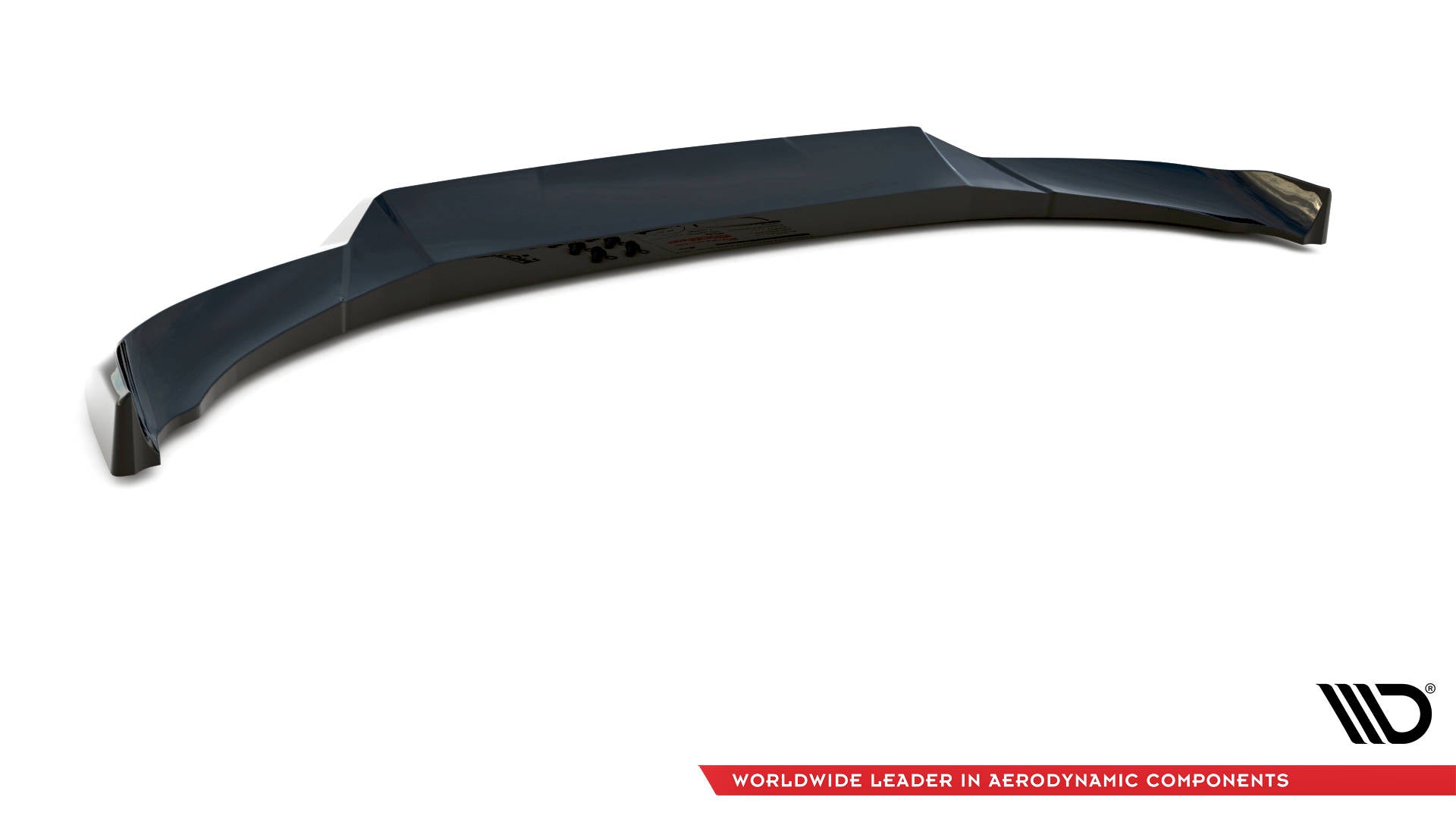 Maxton Design Street+ Spoilerlippe Front Ansatz V.1 passend für BMW X4 M-Paket G02 Facelift schwarz Hochglanz