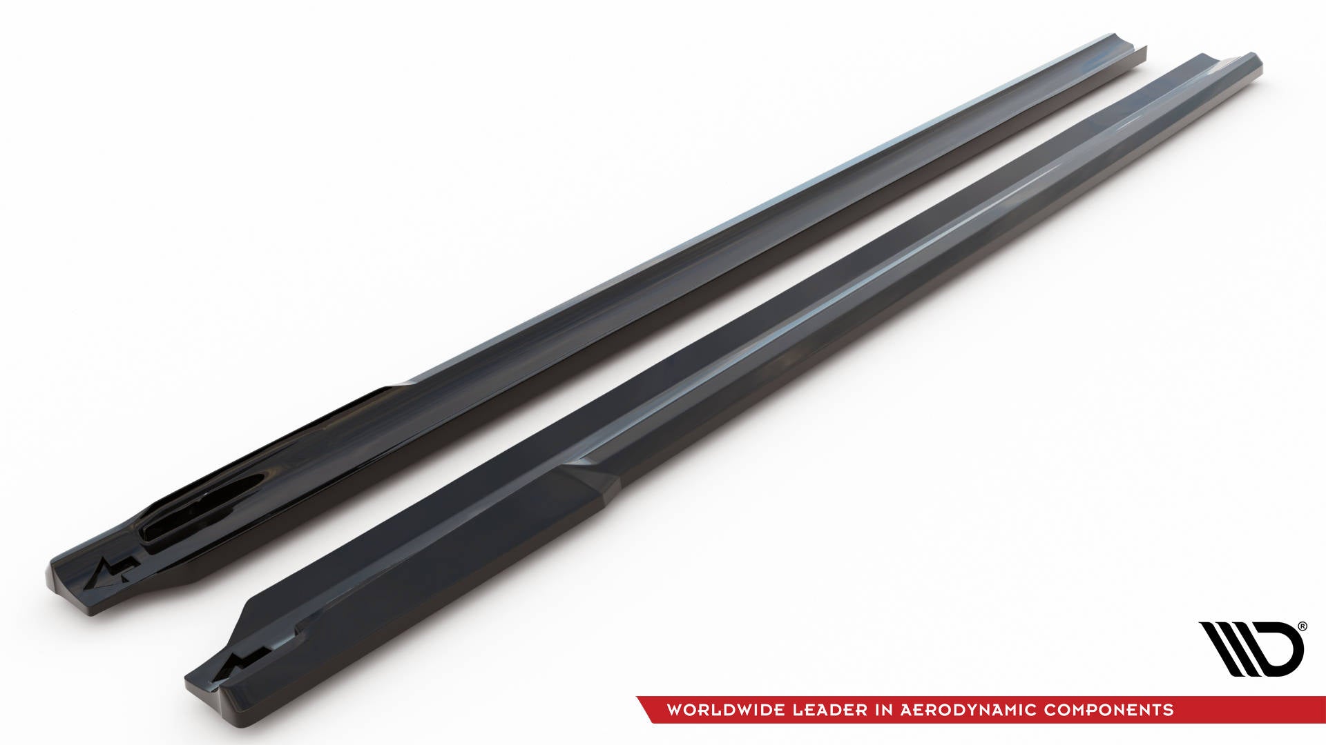 Maxton Design Street+ Seitenschweller Leisten passend für BMW 7 G70 schwarz Hochglanz
