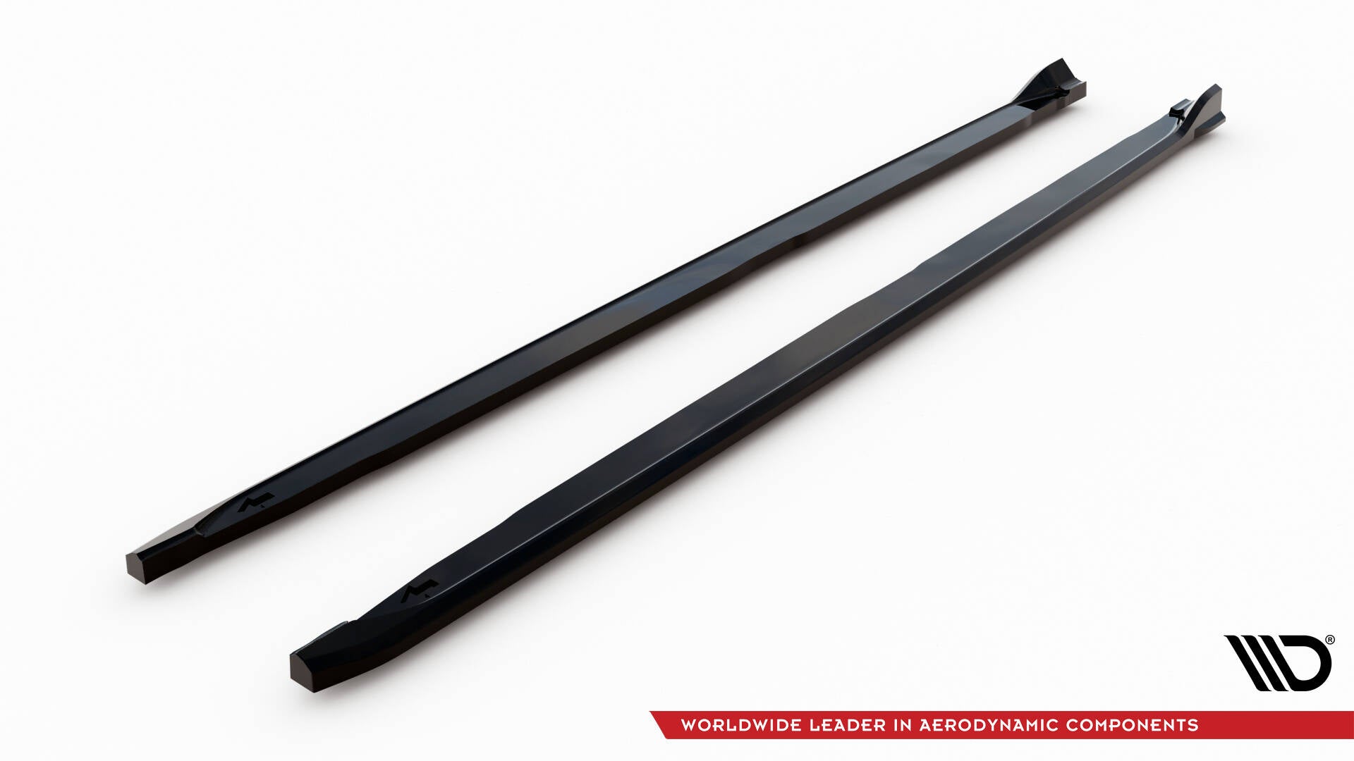 Maxton Design Street+ Seitenschweller Leisten passend für Skoda Kamiq Monte Carlo Mk1 Facelift schwarz Hochglanz