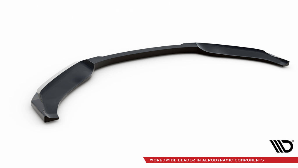 Maxton Design Street+ Spoilerlippe Front Ansatz V.1 passend für Audi TT S / S-Line 8S schwarz Hochglanz