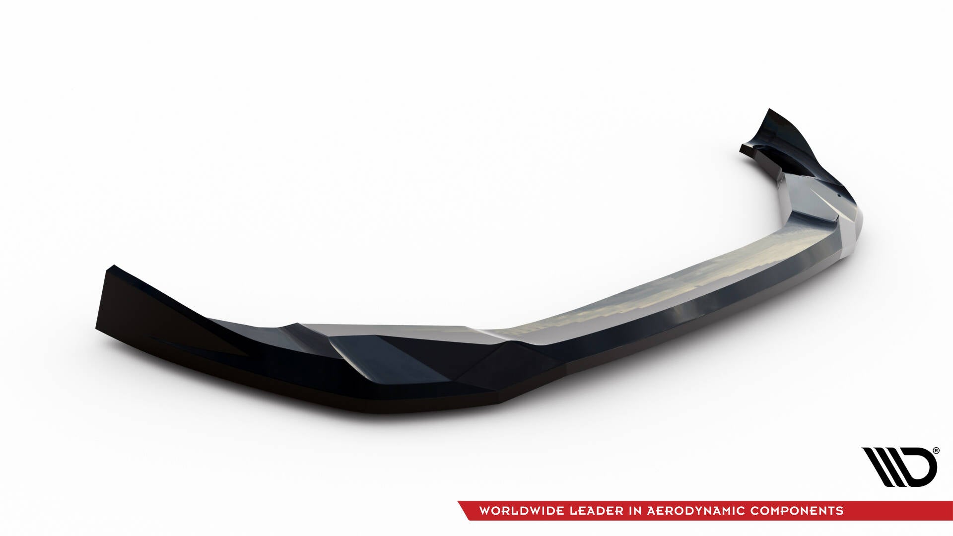 Maxton Design Street+ Spoilerlippe Front Ansatz V.2 passend für BMW X3 M F97 Facelift schwarz Hochglanz