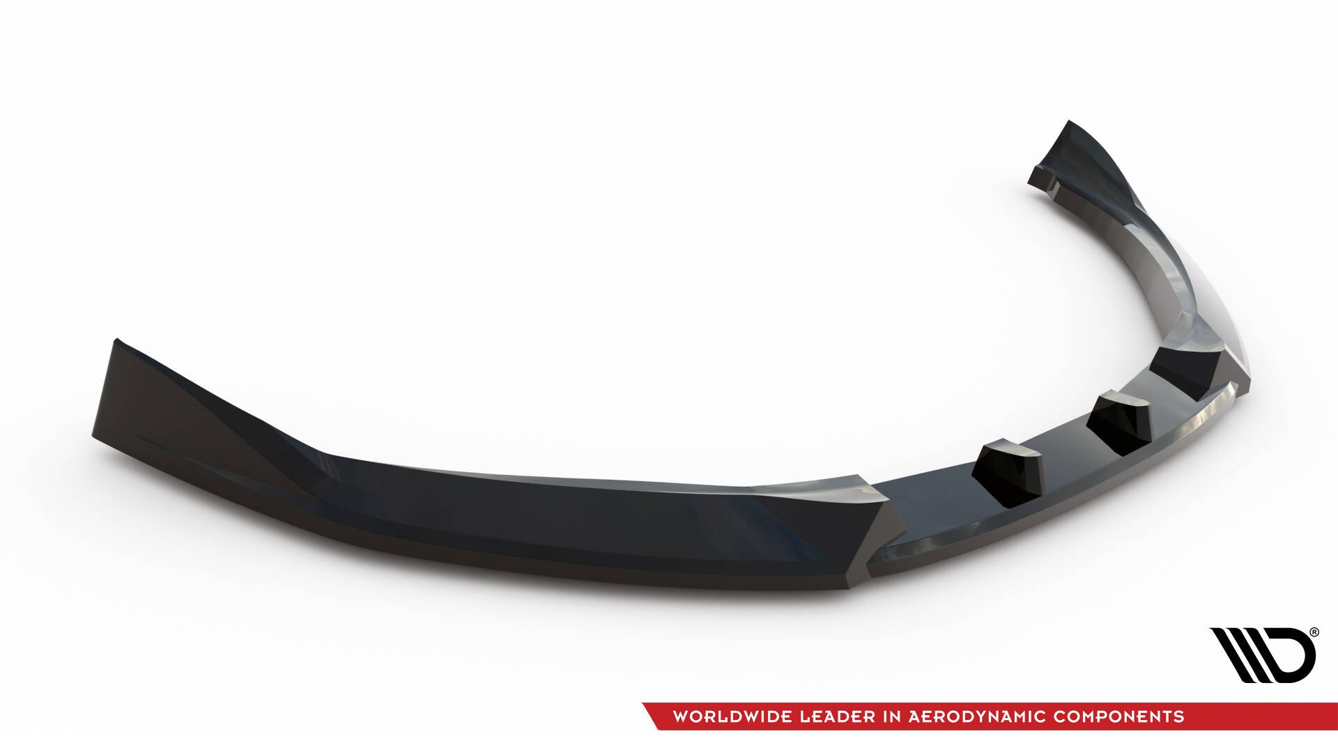 Maxton Design Street+ Spoilerlippe Front Ansatz passend für Volvo S80 Mk2 schwarz Hochglanz