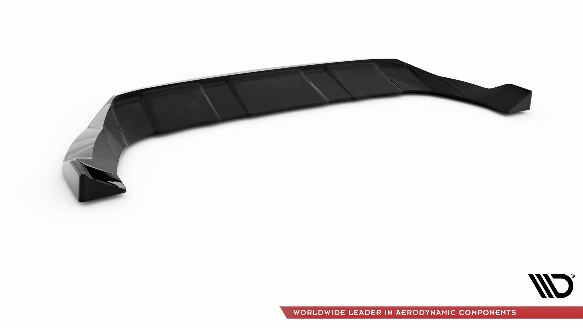 Maxton Design Street+ Spoilerlippe Front Ansatz passend für Seat Ateca Mk1 schwarz Hochglanz