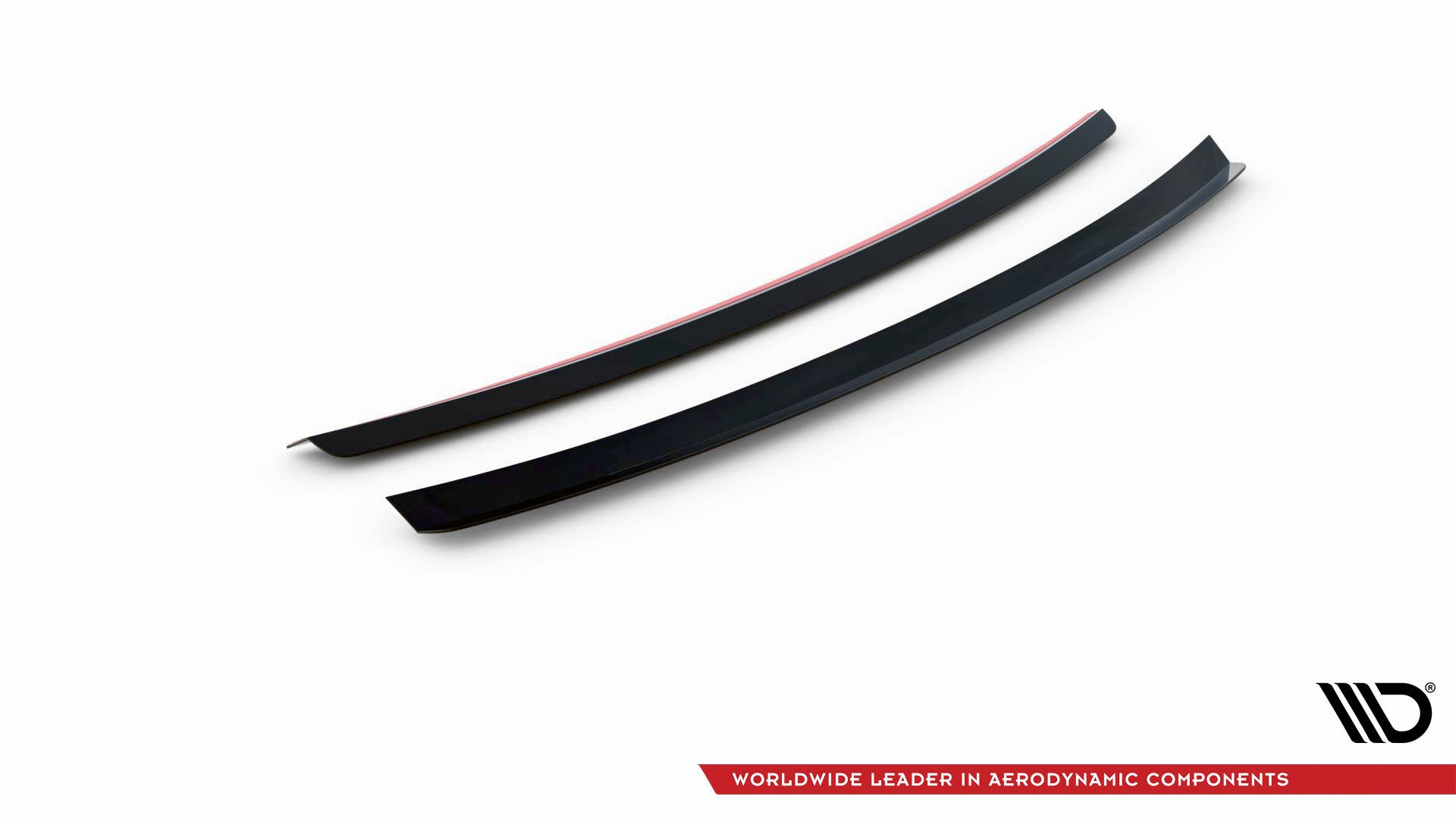 Maxton Design Spoiler CAP passend für Audi A4 Limousine S-Line B7 schwarz Hochglanz