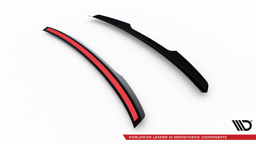 Maxton Design Spoiler CAP passend für Toyota Sienna Mk4 schwarz Hochglanz