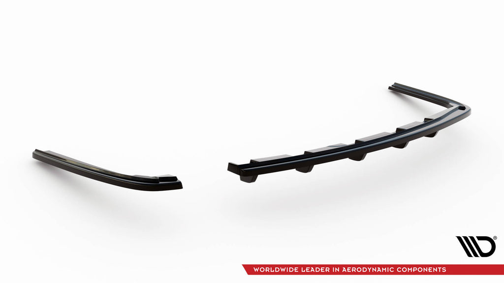 Maxton Design Diffusor Heck Ansatz passend für BMW 5er M-Paket F10 / F11 schwarz Hochglanz
