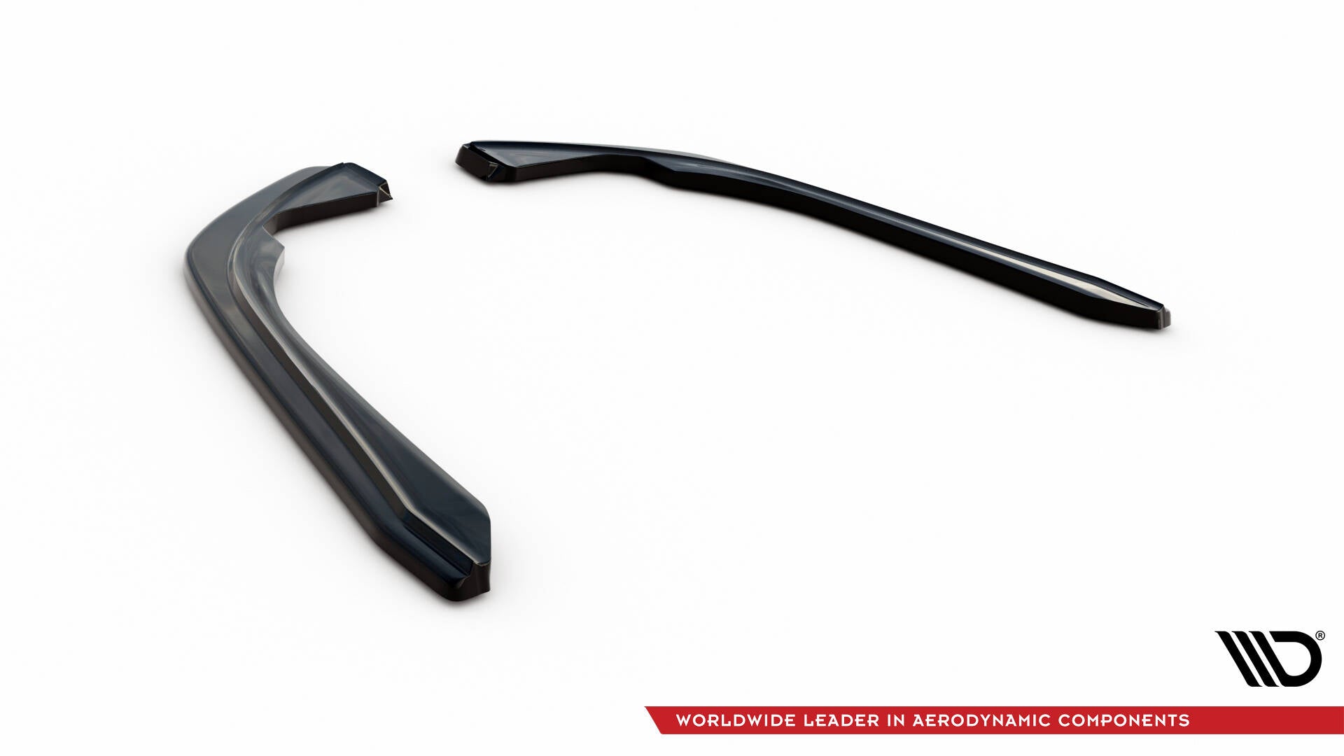 Maxton Design Heck Ansatz Flaps Diffusor passend für VW Arteon R-Line Limousine / Shooting Brake Mk1 schwarz Hochglanz