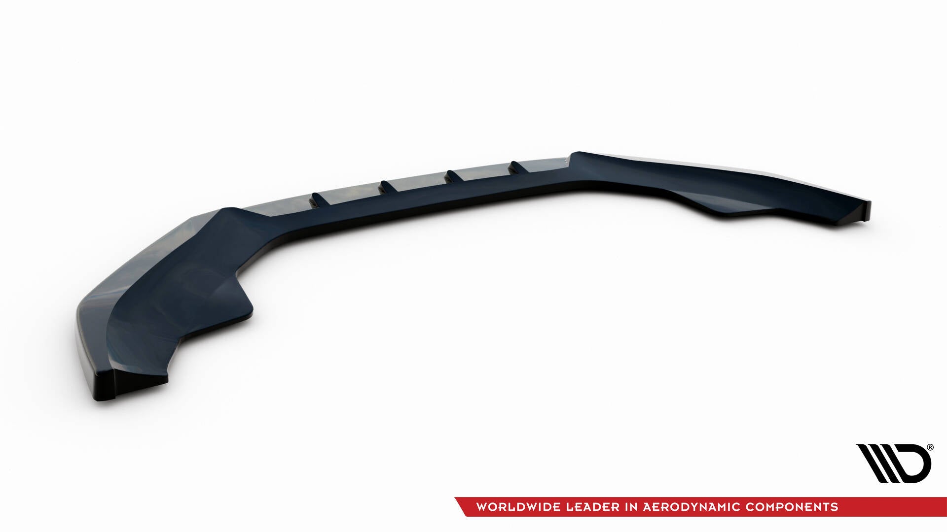Maxton Design Street+ Spoilerlippe Front Ansatz V.3 passend für Audi A4 S-Line / S4 B8 Facelift schwarz Hochglanz