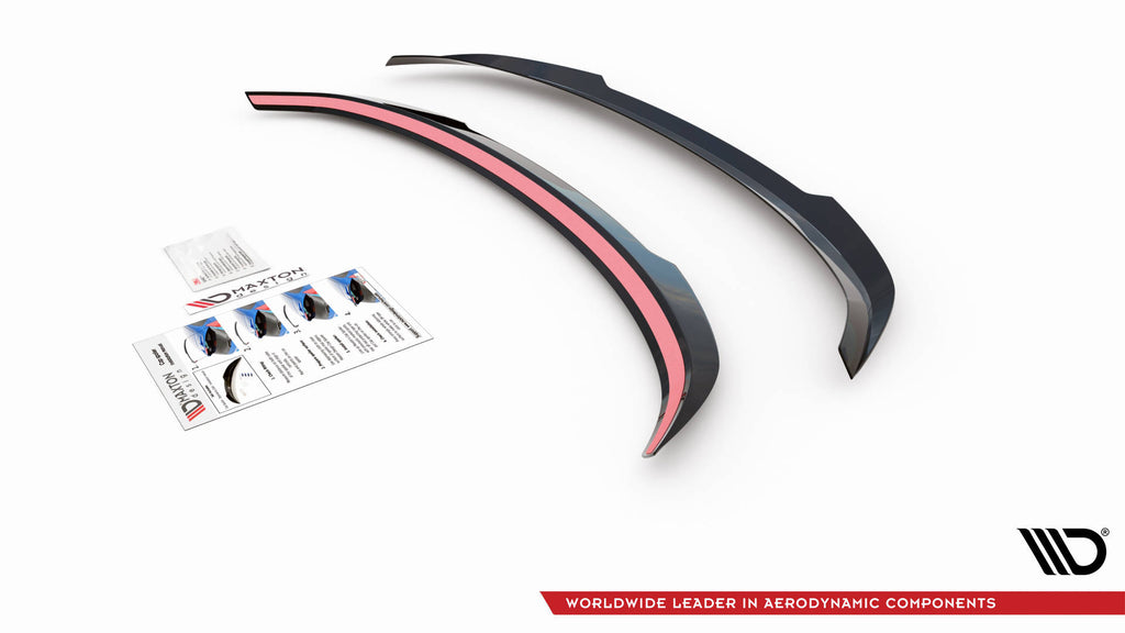 Maxton Design Spoiler CAP passend für Kia XCeed Mk1 schwarz Hochglanz