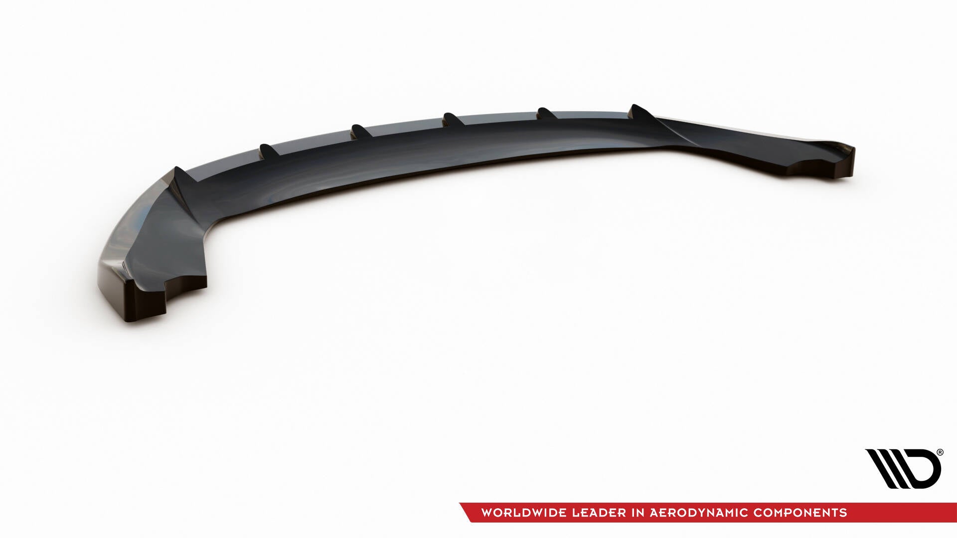 Maxton Design Street+ Spoilerlippe Front Ansatz V.2 passend für Seat Ibiza FR SC Mk4 Facelift schwarz Hochglanz