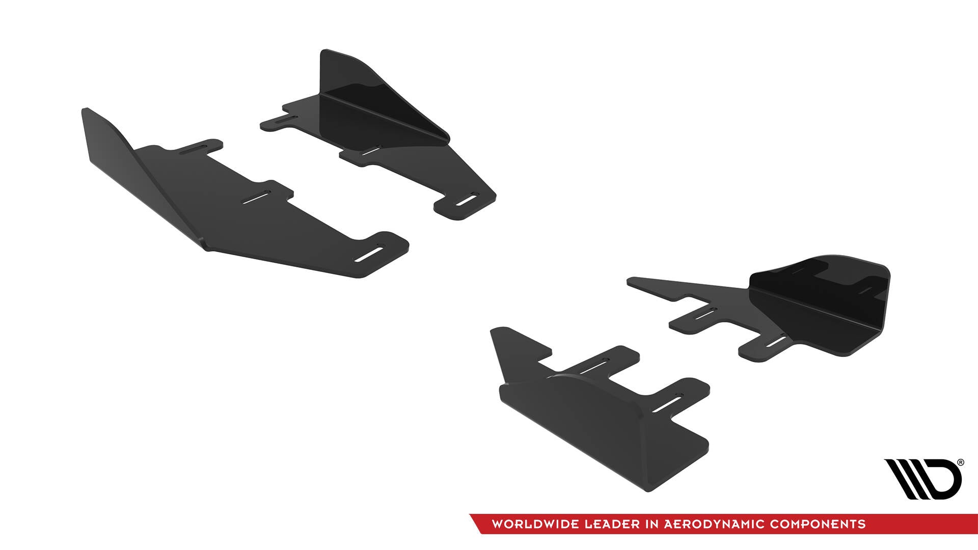 Maxton Design Seitenschweller Flaps passend für Ford Fiesta ST / ST-Line Mk8 schwarz Hochglanz