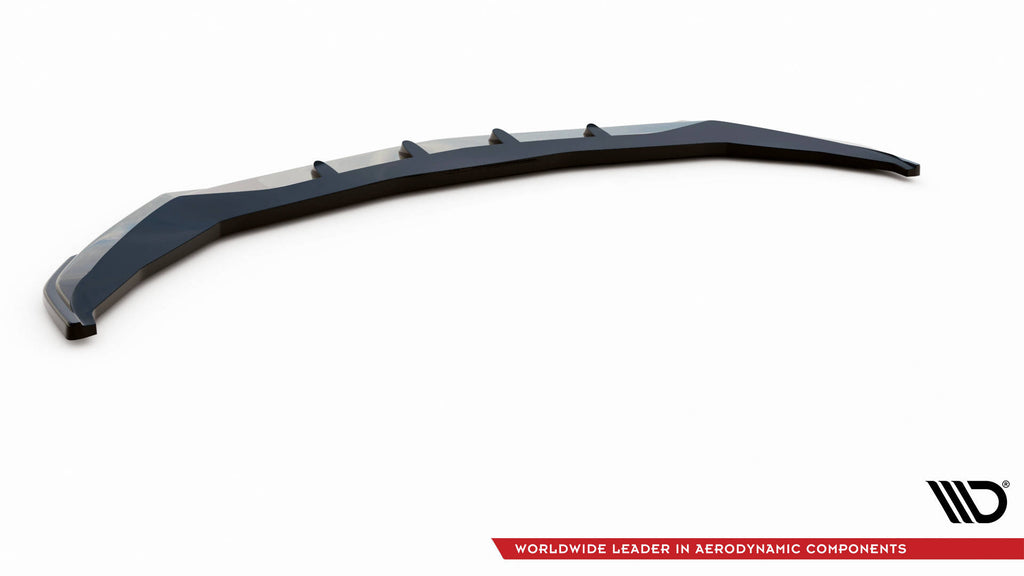 Maxton Design Street+ Spoilerlippe Front Ansatz V.2 passend für Alfa Romeo Giulia Sport schwarz Hochglanz