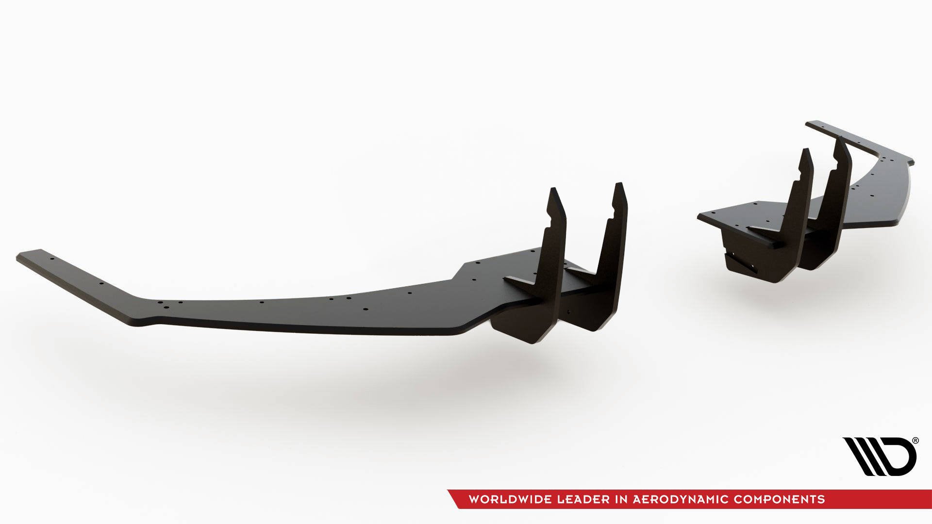 Maxton Design Robuste Racing Diffusor Heck Ansatz V.2 passend für Honda Civic Type-R Mk10 / Mk10 Facelift